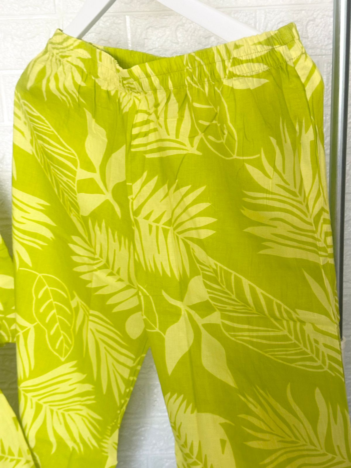 Diti Lemon Yellow Cotton Co-ord set